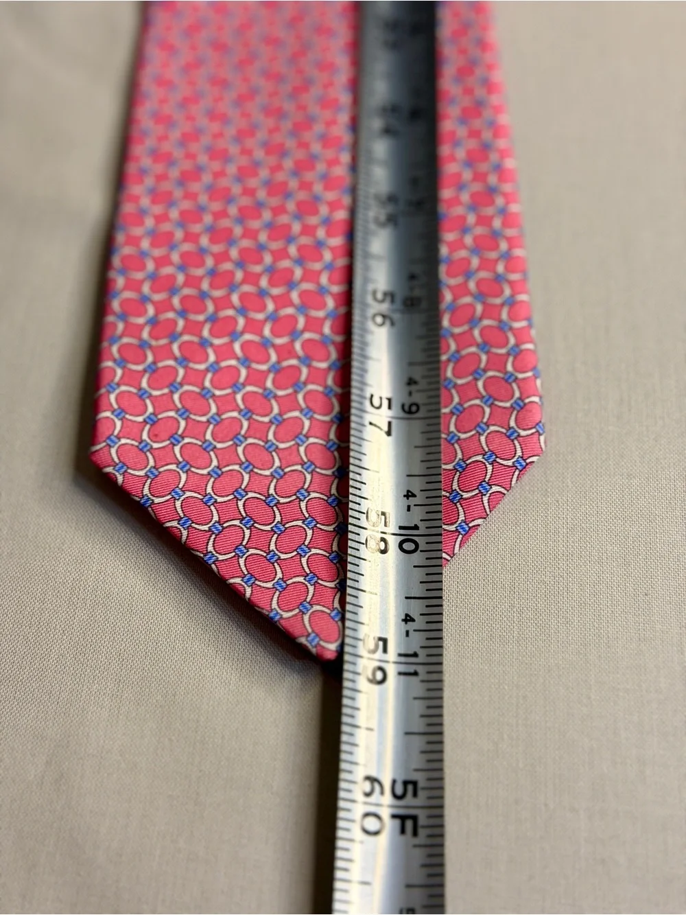 Brooks Brothers Pink & Blue Geometric Silk Tie